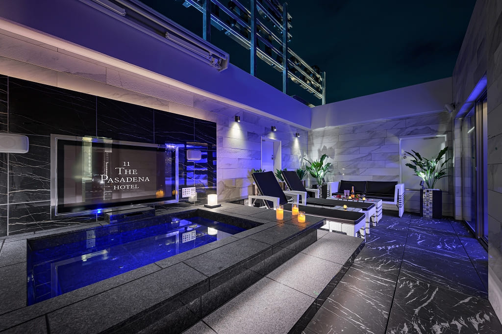 901号室 露天風呂