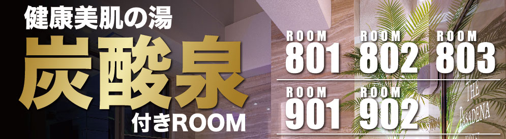 ホテル パサディナ大宮の炭酸泉はこちら